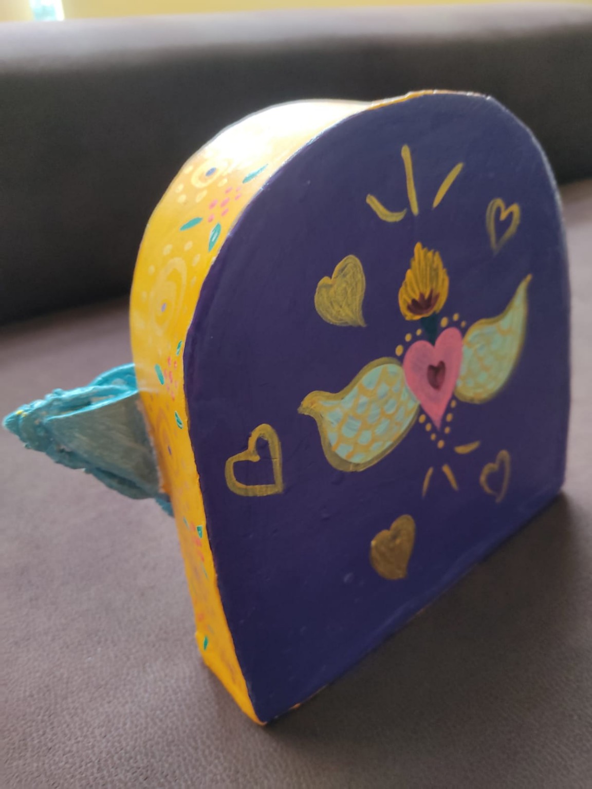 Parte posterior violeta del Milagrito mexicano