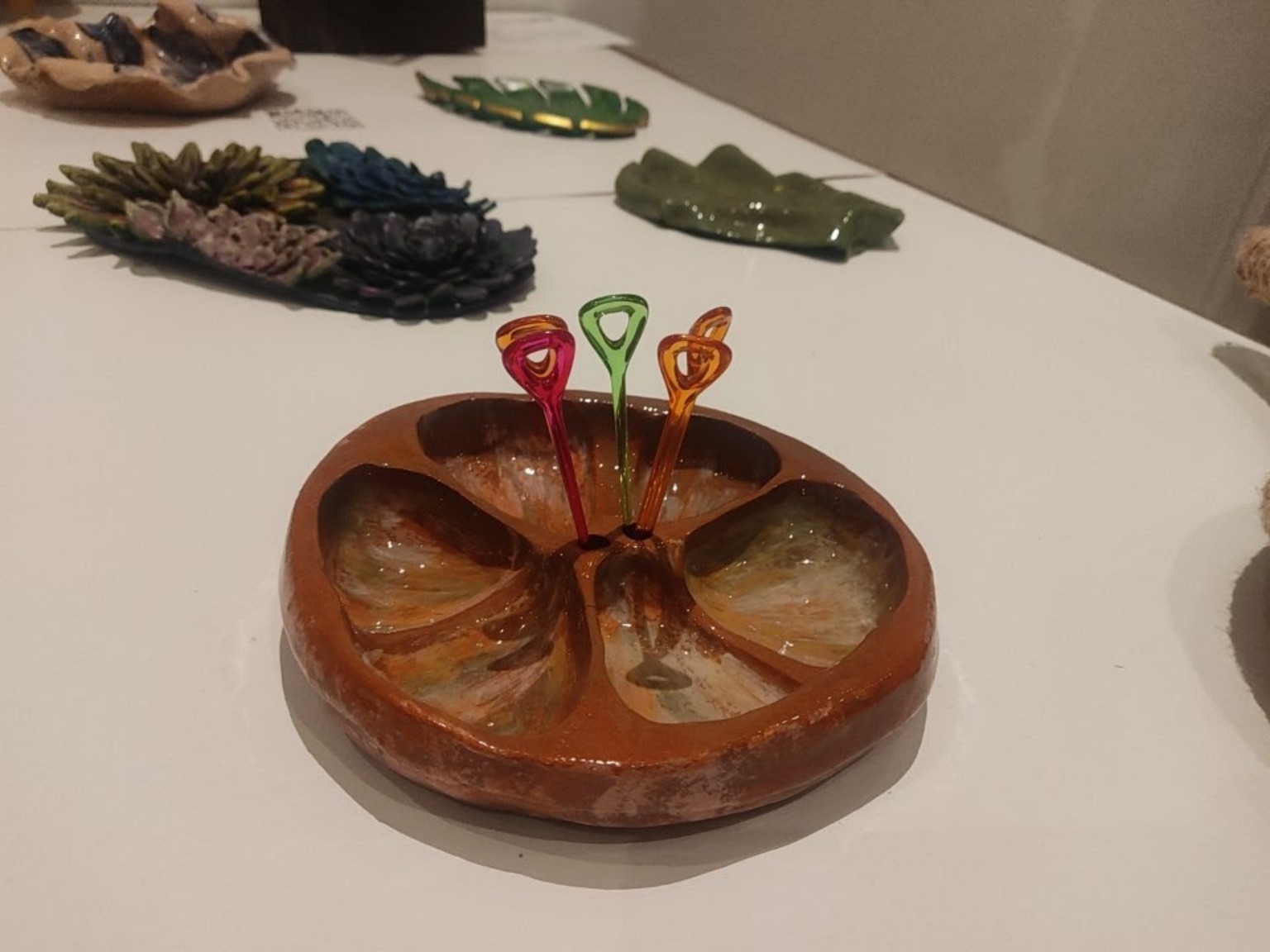 Pieza terminada exhibida en la Casa de la Cultura de Cajicá
